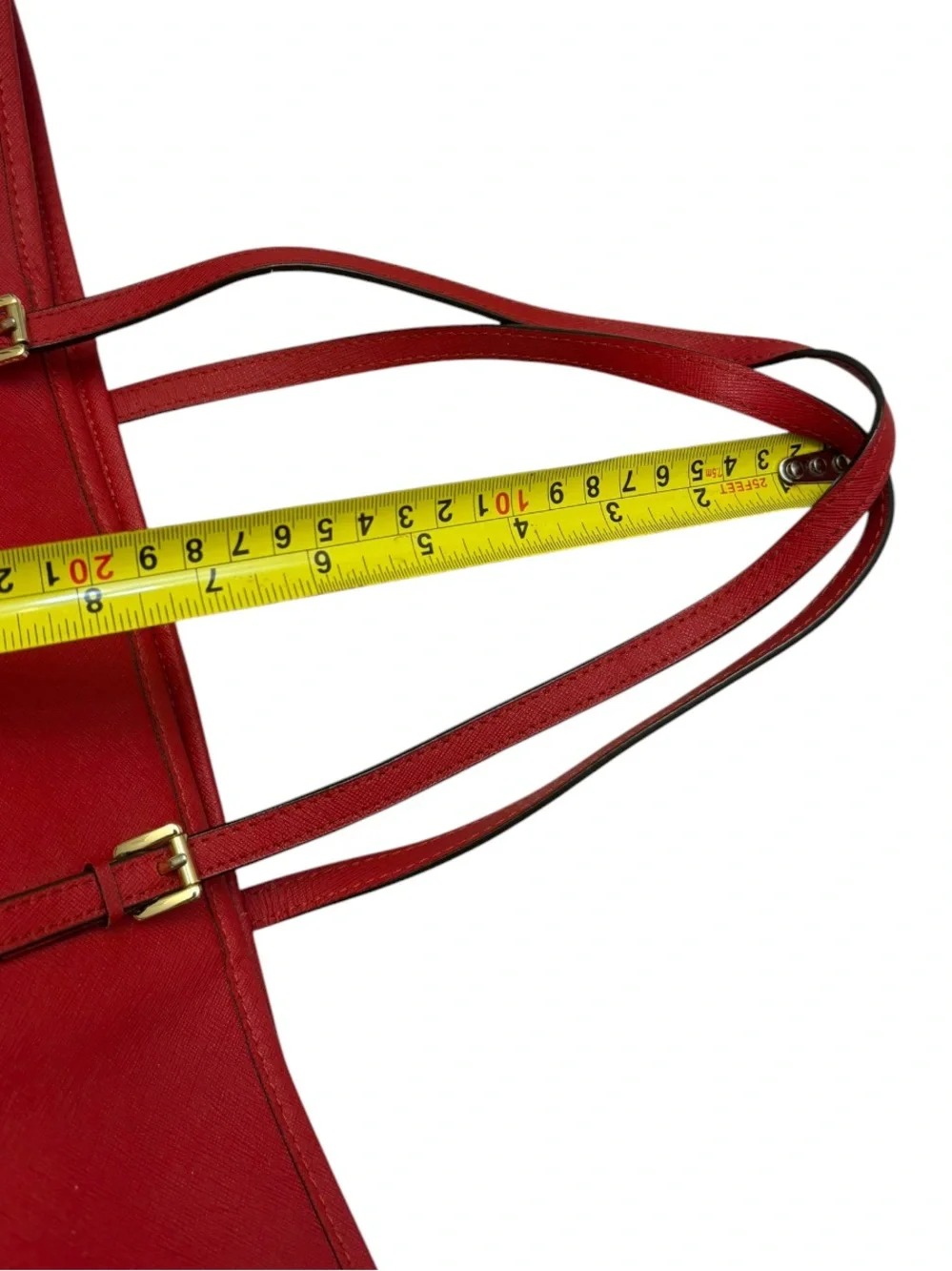 Michael kors red oversize tote business bag